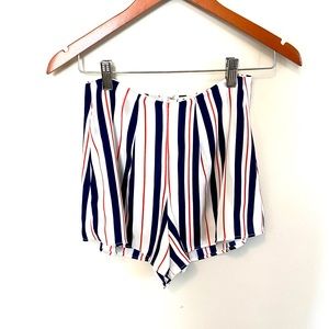 Show Me Your Mumu Red, White, and Blue Stripped Skort | Size XS